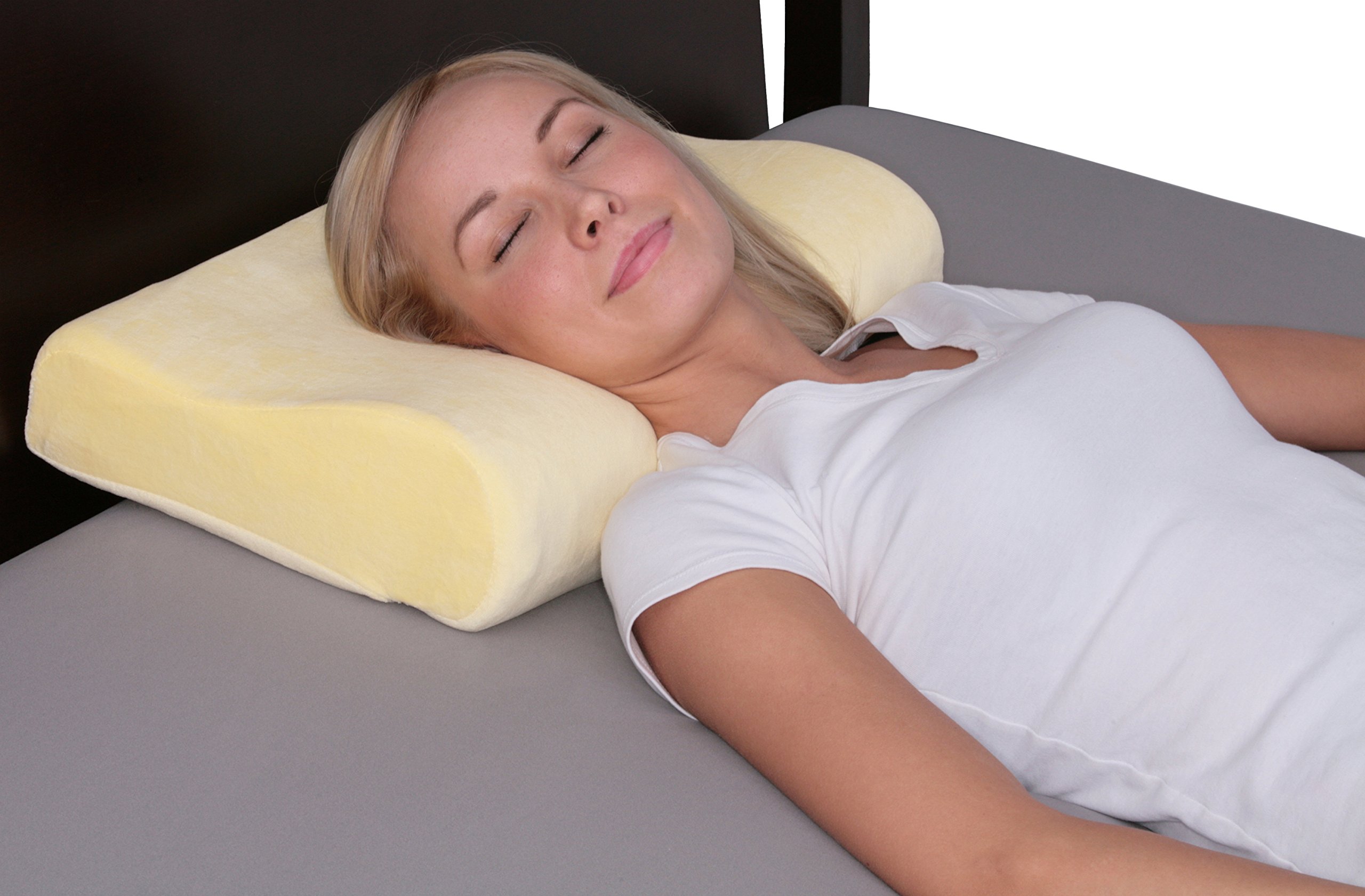 Amazon.com: Deluxe Comfort Perfect Contour Memory Foam Bed Pillow